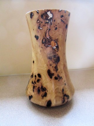 Burr vase by Bill Burden won a commended certificate